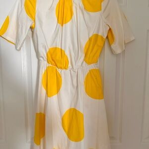 Bluegirl Folies Yellow Polka Dot Dress